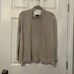 Crochet hooded cardigan